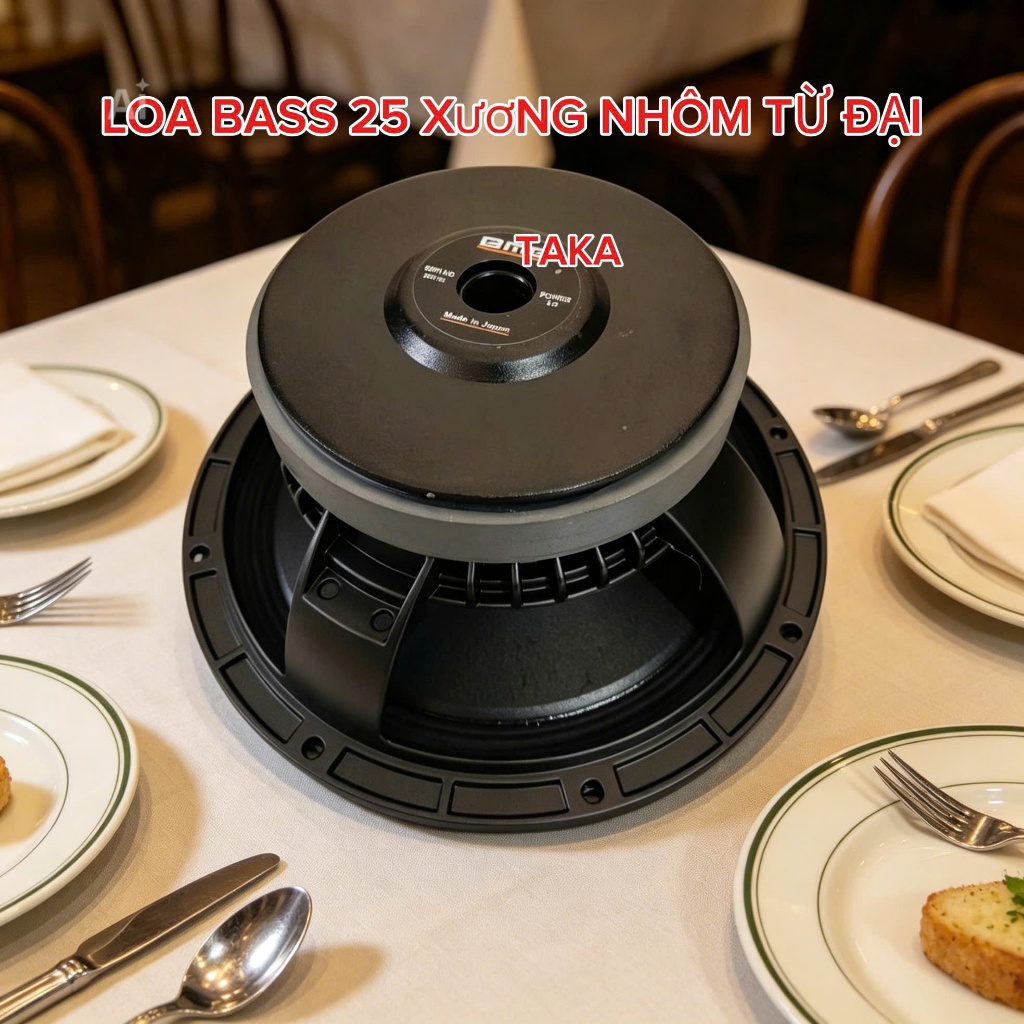 Loa bas 25 BM.B xương đúc có cọc nhấn từ 156 côn 51- 1 chiếc
