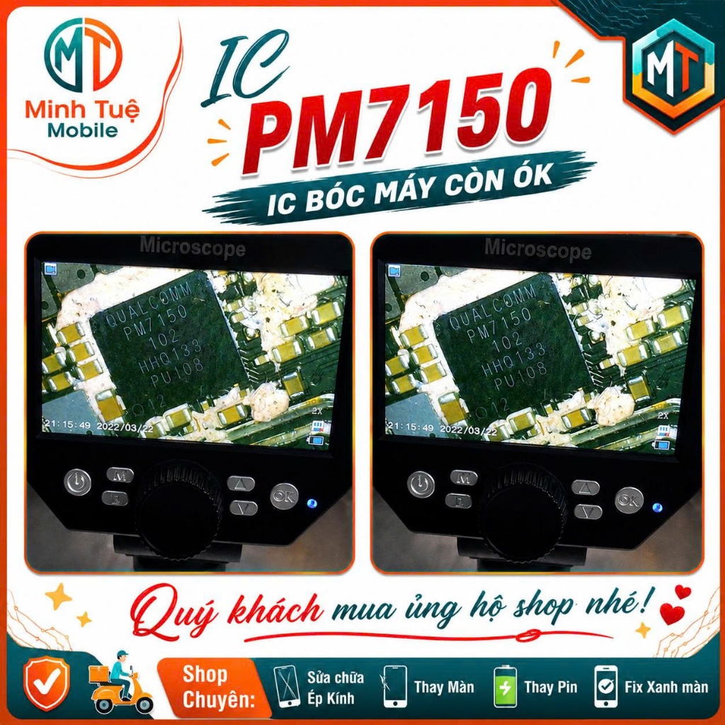 IC  PM7150 ,ic bóc máy còn ok