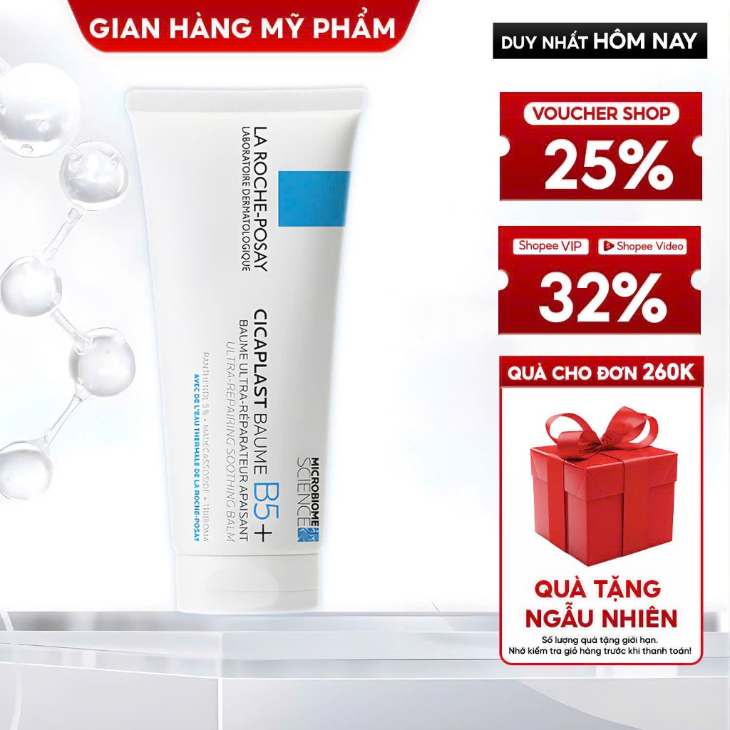 Kem Dưỡng La Roche Posay b5 phục hồi da Cicaplast b5 Baume 40ml mẫu mới