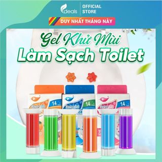 Gel khử mùi, khử khuẩn bồn cầu Power Gel Toilet Cleaner ECODEALS 70g - Sạch bóng, thơm mát suốt tuần