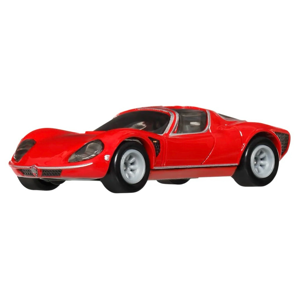 Hot Wheels Premium '69 Alfa Romeo 33 Stradale - LOOSE: SẢN PHẢM KHÔNG CARD, KHÔNG HỘP