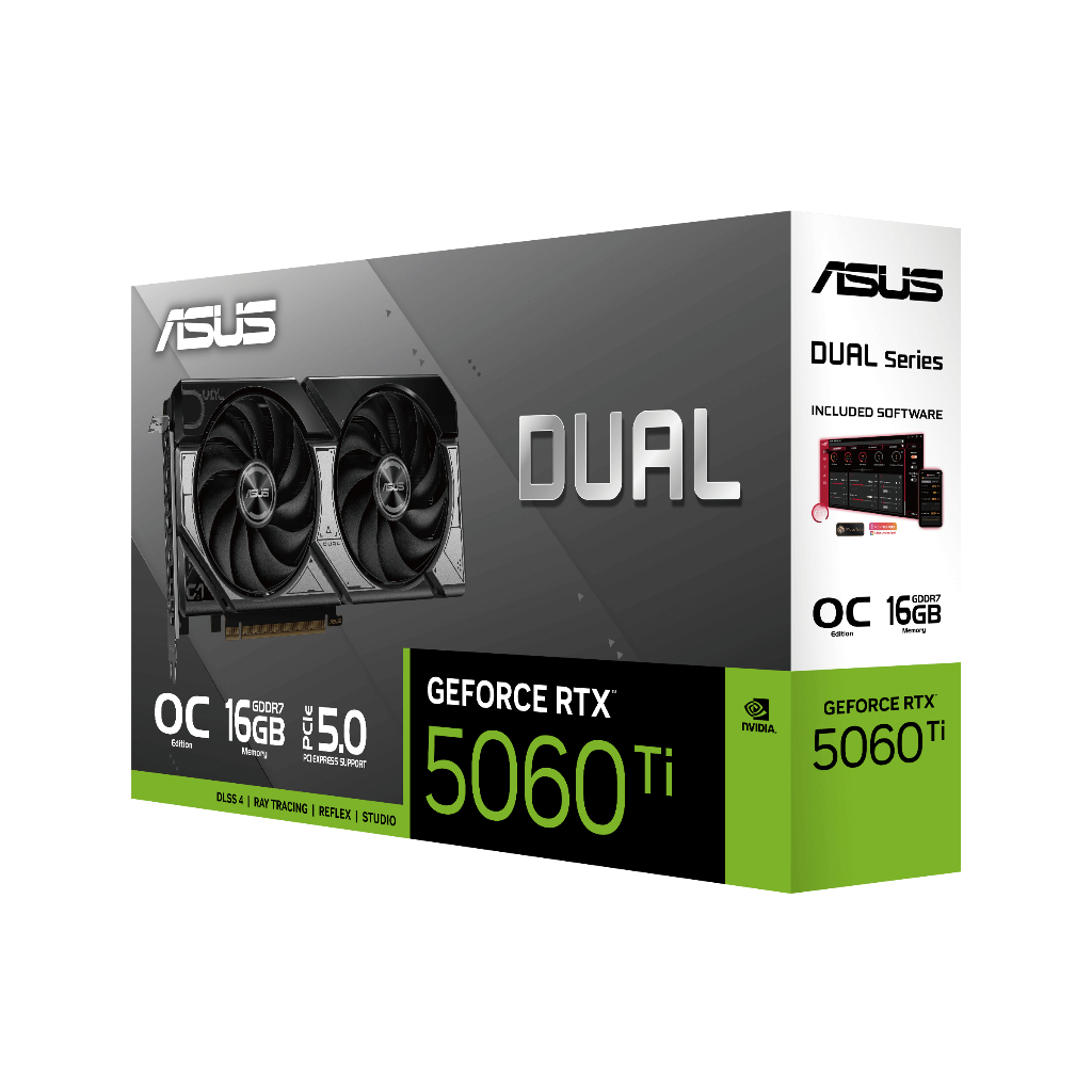 ASUS Dual GeForce RTX 5060 Ti 16GB GDDR7 OC Edition
