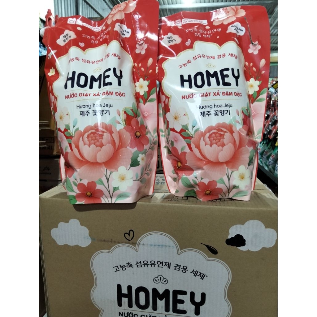 (Nước giặt xả Homey đậm đặc)