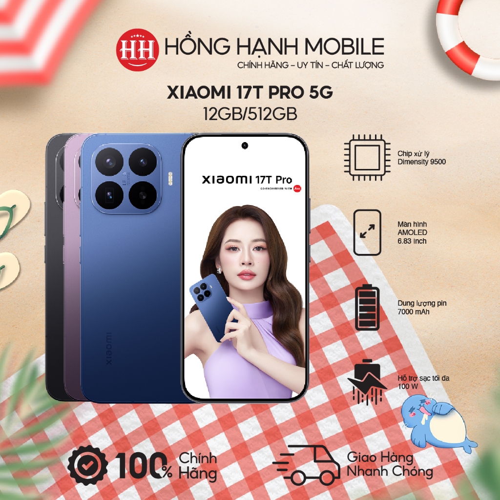 Điện Thoại Xiaomi 17T Pro 5G 12GB/512GB - Hàng Chính Hãng | BigBuy360 - bigbuy360.vn