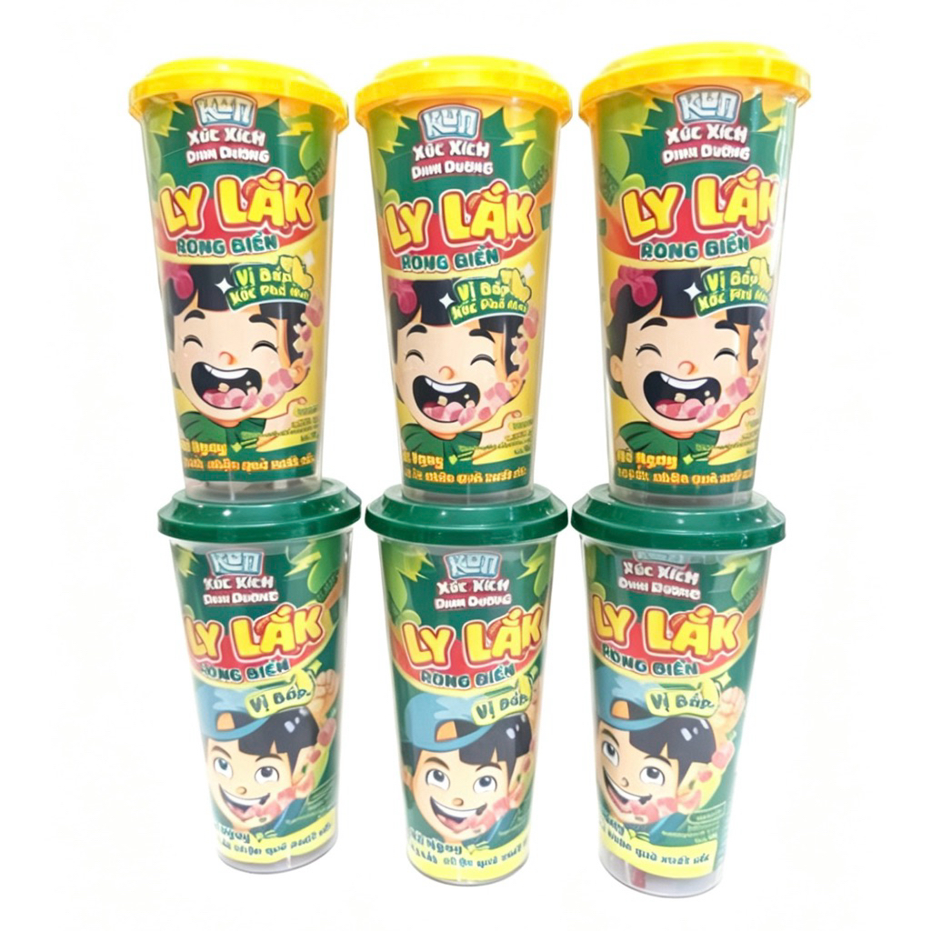 Combo 5-10 Hộp Xúc xích dinh dưỡng rong biển Kun ly lăk ( Kun )