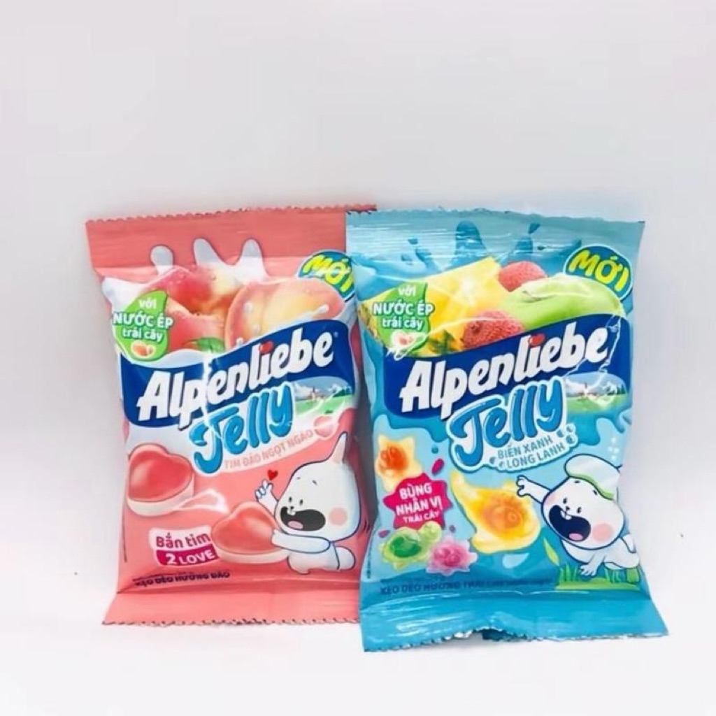 Combo 5 Gói Kẹo Dẻo Alpenliebe Jelly(Gói 24g)