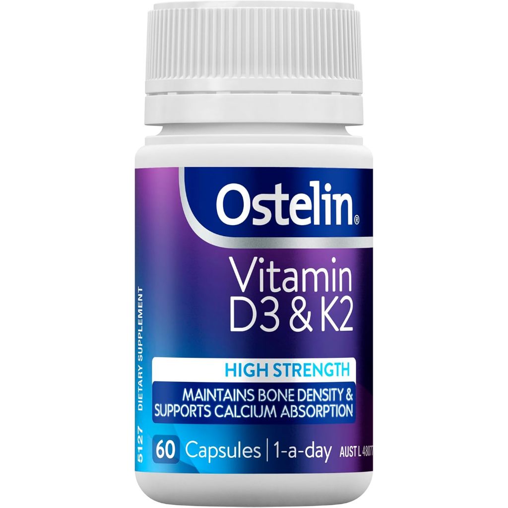 Ostelin Vitamin D3 & K2 Bone Strength Formula 60 Tablets