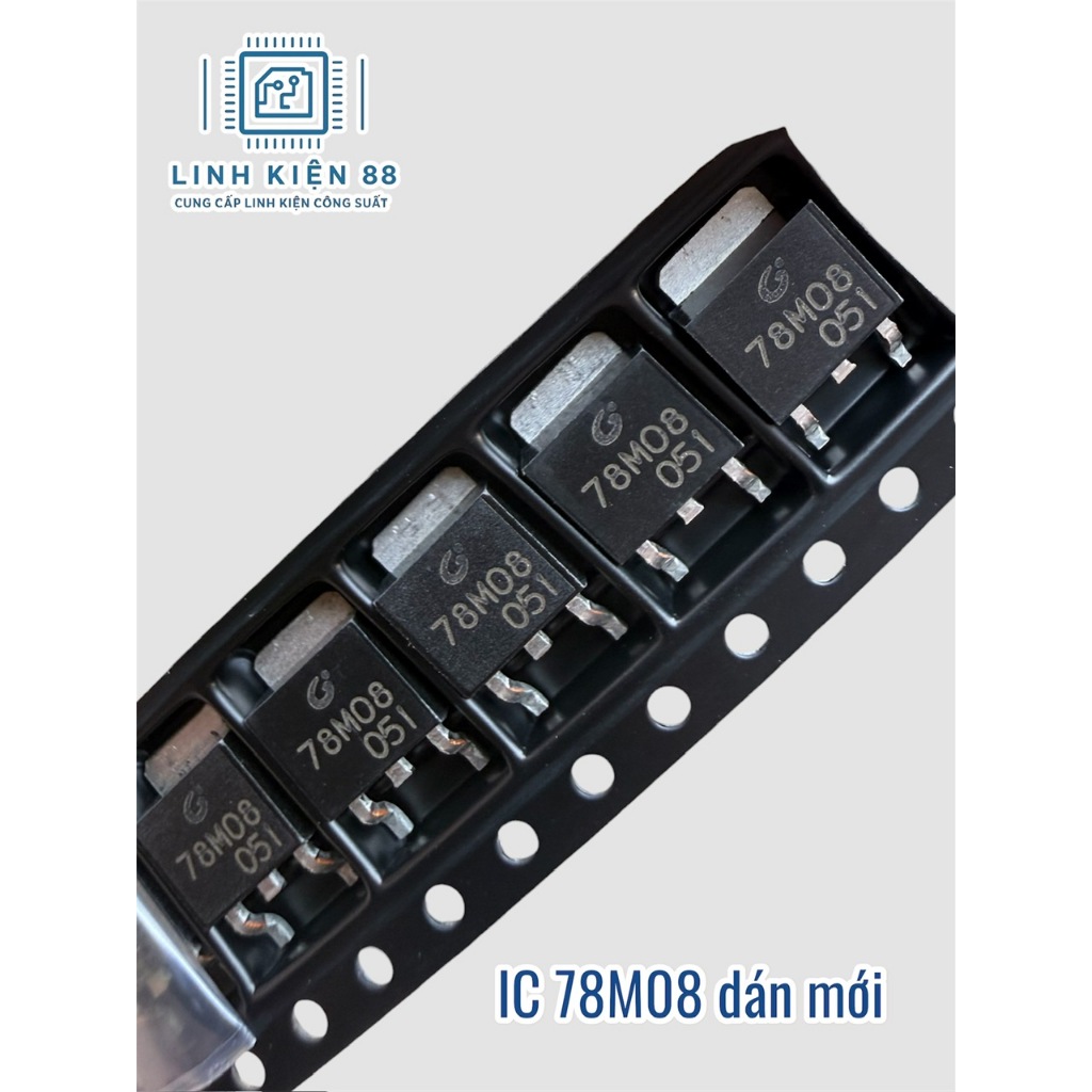 10 con IC ổn áp CJ78M08 78M08 dán To-252 mới JCET