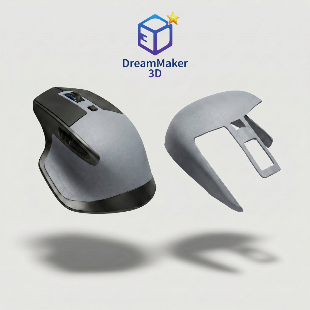 [Cao cấp] Ốp lưng thay thế phần vỏ cao su cho Logi MX Master 1/ MX Master 2/ MX Master 2S | In 3D PE