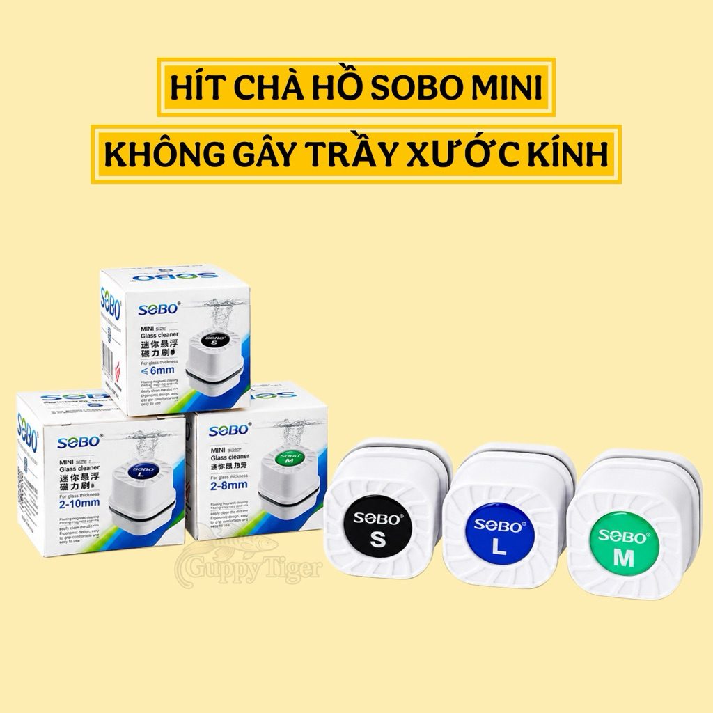 HÍT CHÀ HỒ NAM CHÂM SOBO MINI CHO HỒ CÁ CẢNH