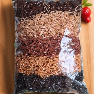 ( Nửa kg thun sợi mềm ) thun cột tóc dẻo cho bé đủ màu