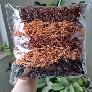 ( Nửa kg thun sợi mềm ) thun cột tóc dẻo cho bé đủ màu