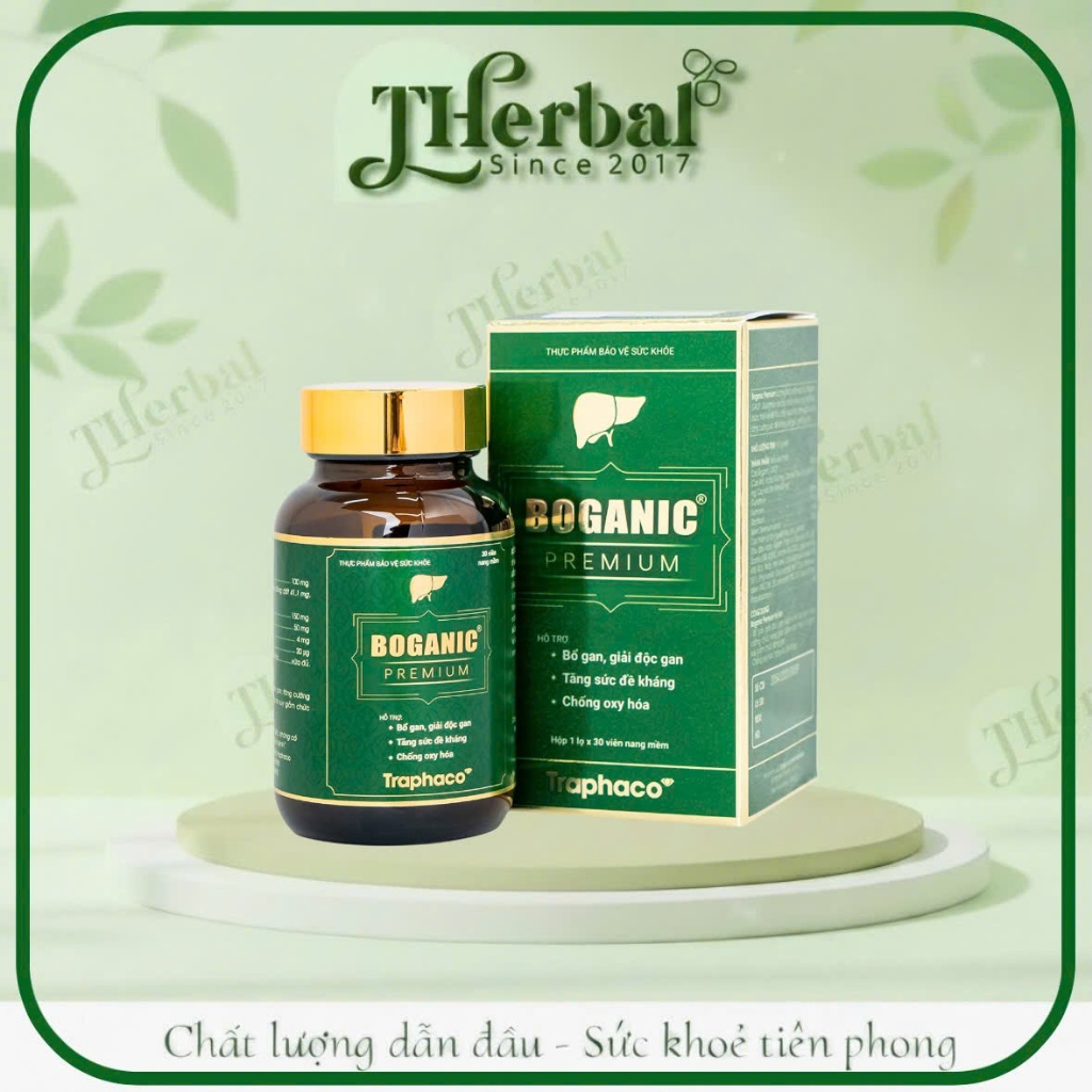 Bổ Gan Cao Cấp Giúp Hỗ Trợ  Mát Gan Boganic Premium