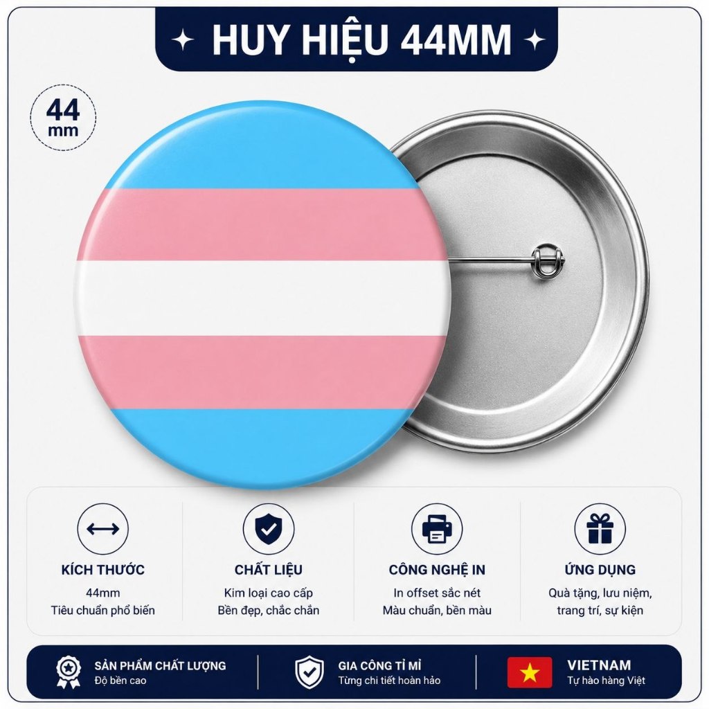 Huy hiệu LGBT Chuyển giới Transgender H06