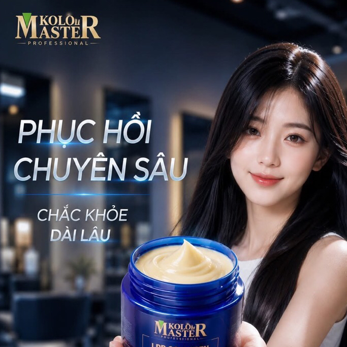 Kem ủ tóc hấp tóc phục hồi hư tổn LPP Collagen 500ml