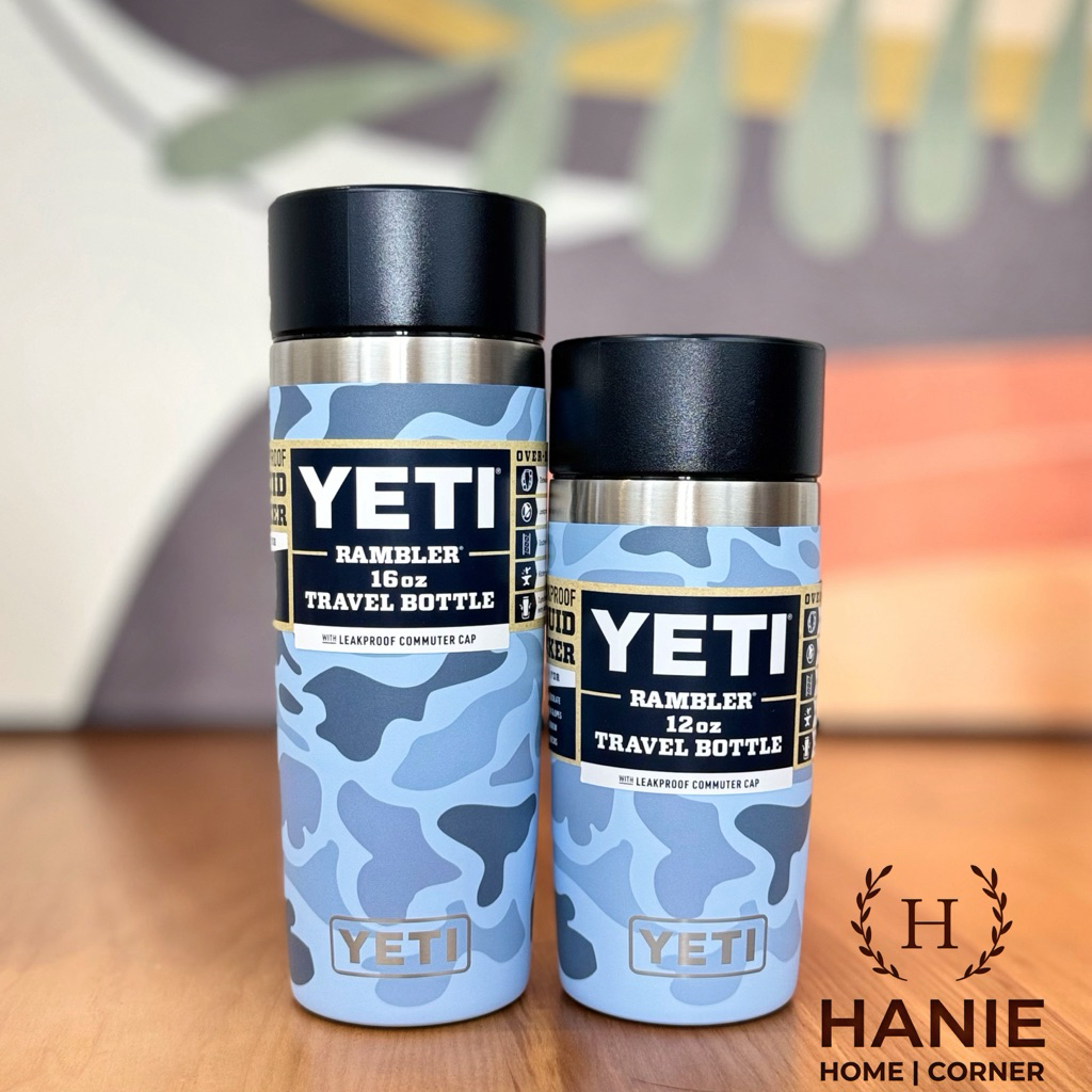 [Hanie Corner] Bình giữ nhiệt YETI Chính Hãng - Travel Bottle 12oz & 16oz With Commuter Cap ~