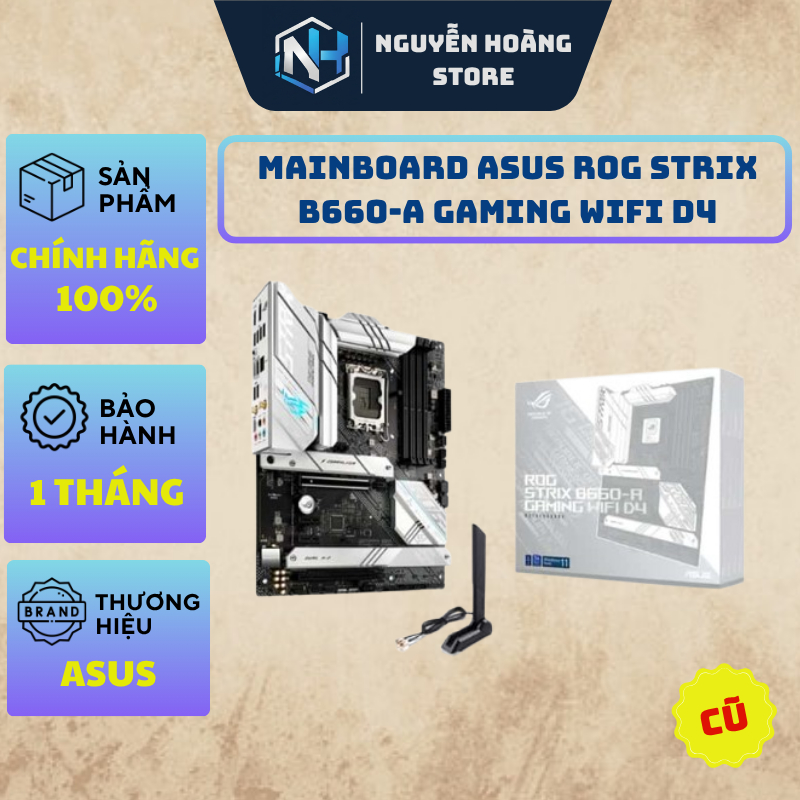 Mainboard ASUS ROG STRIX B660-A GAMING WIFI D5 Cũ
