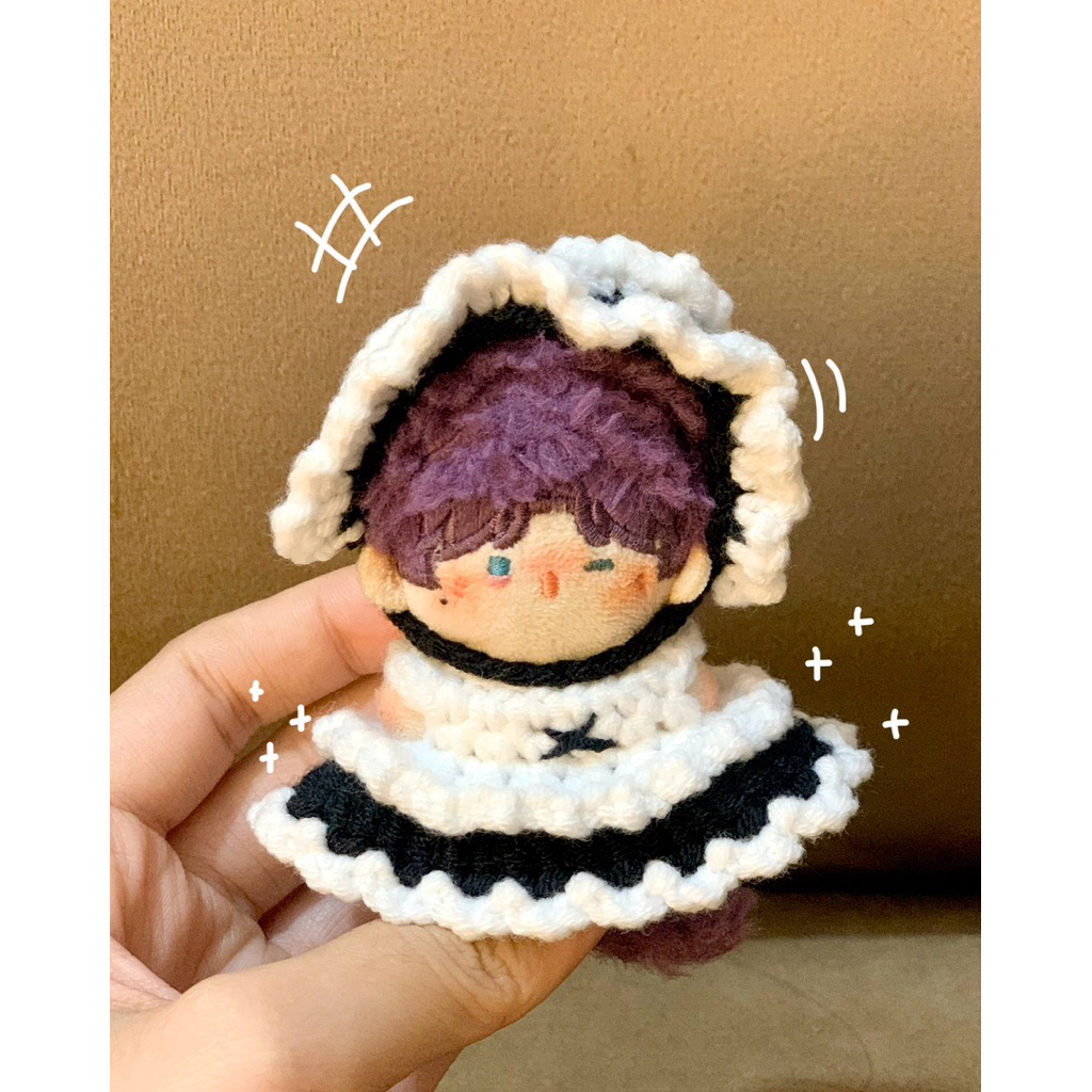 Outfit doll 5CM-Bộ đồ cô gầu gái cho doll 5CM