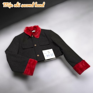 áo  khoác dạ tweed