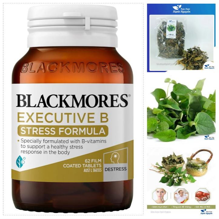 [AZ] Viên uống Blackmores Executive B Stress Formula 62v. Hỗ trợ sản sinh năng lượng, giảm stress.  