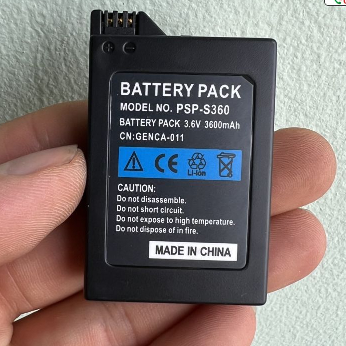 Pin Máy Chơi Game Sony PSP 2000 PSP 3000 3.6V PSP-S360