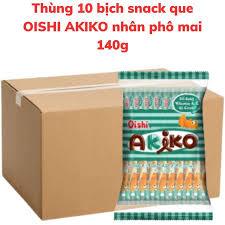 Bánh snack que OISHI AKIKO nhân phô mai bịch 140g