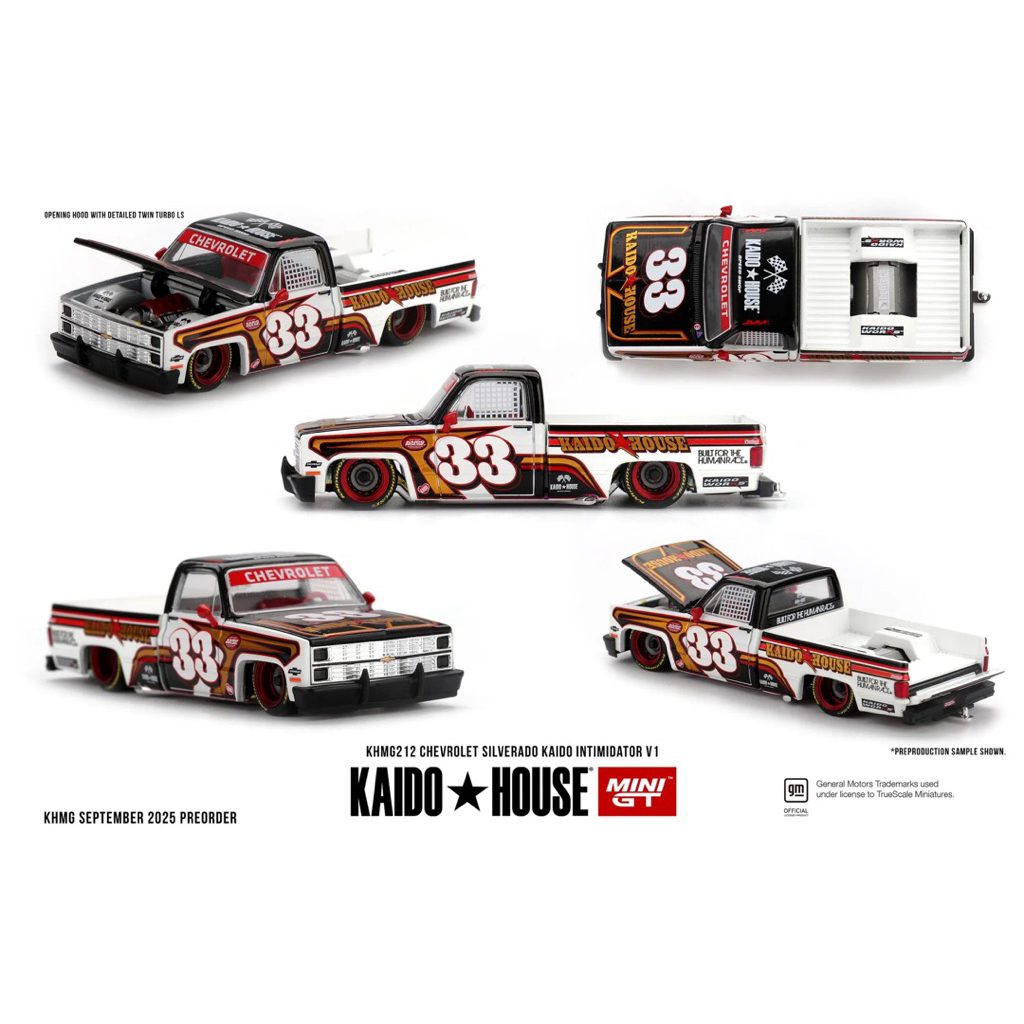 mohinhxeps-1/64_ Mini GT x Kaido House 212 Chevrolet Silverado KAIDO Intimidator V1