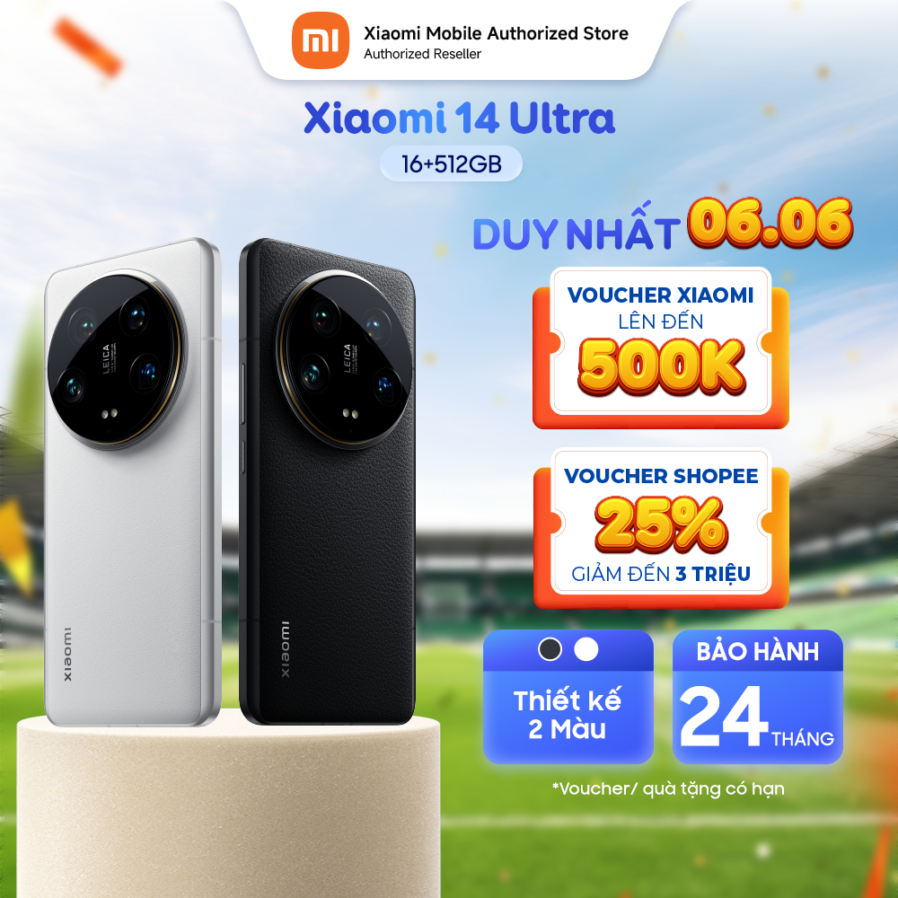 Điện thoại Xiaomi 14 Ultra (16+512GB) | Màn hình 6.73" WQHD+ AMOLED | Camera Leica | Snapdragon® 8Ge