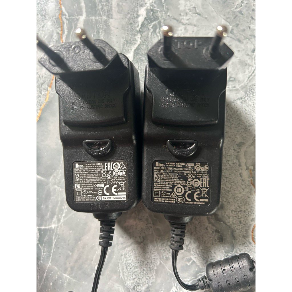 Nguồn 12V-1.5A chính hãng APD, KTEC loại tốt BH 3 Tháng
