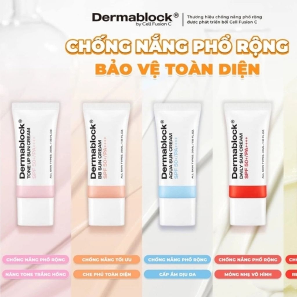 DERMABLOCK BY CELL FUSION C #passdo màu cam