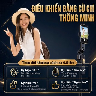 Tripod LaTech CL12P bản 2026 xoay tự động cảm biến theo người, gấp gọn 30cm có điều khiển từ và đèn
