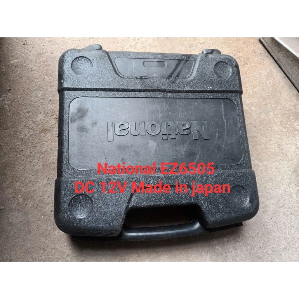 Chuyên vít búa National EZ6505 12V, hàng nhật bãi, made in japan