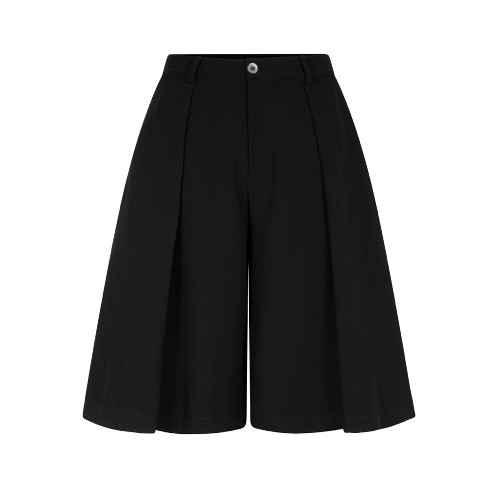 ELMS | ORIGAMI MORNING BAGGY SHORTS - Quần Short Ống Rộng Xếp Ly