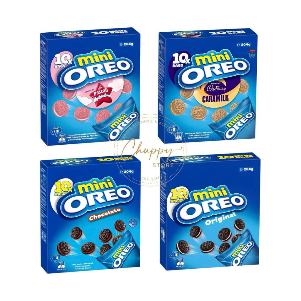 [HÀNG NHẬP ÚC BAY AIR FULL BILL] Mini Oreo Box - Bánh Oreo mini nhiều vị