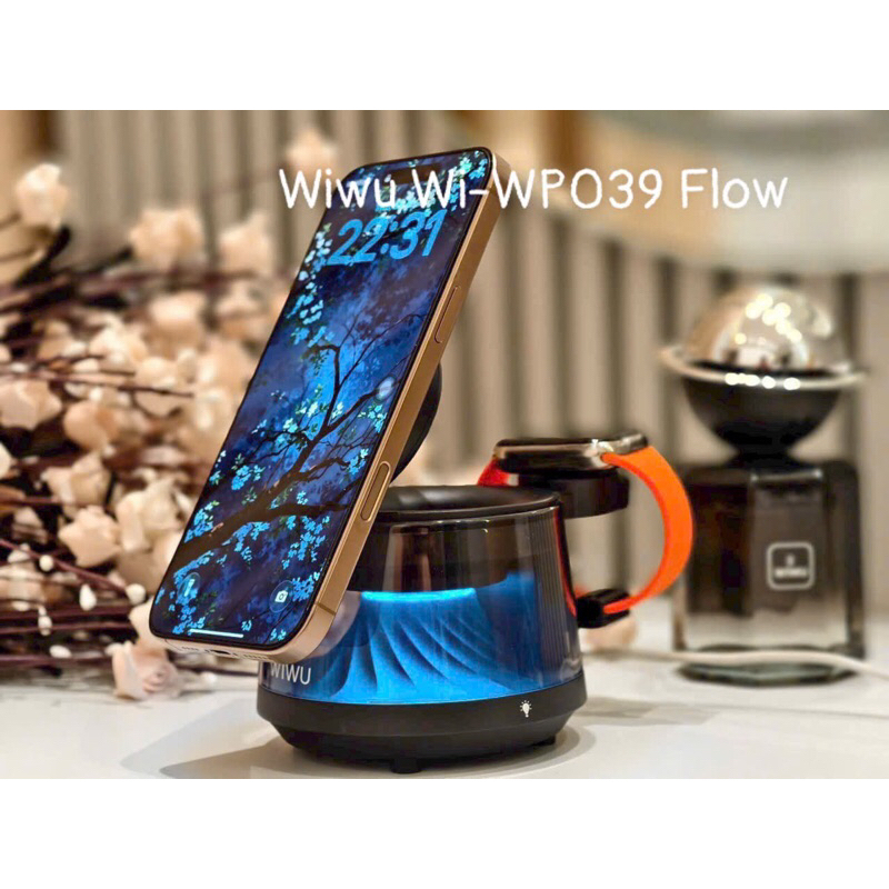Giá đỡ điện thoại kiêm đèn 5in1 WIWU Flow