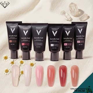 Gel gôm Vinimay Gel nối móng úp nhanh bền đẹp tuýp 30ml Nails Diamond