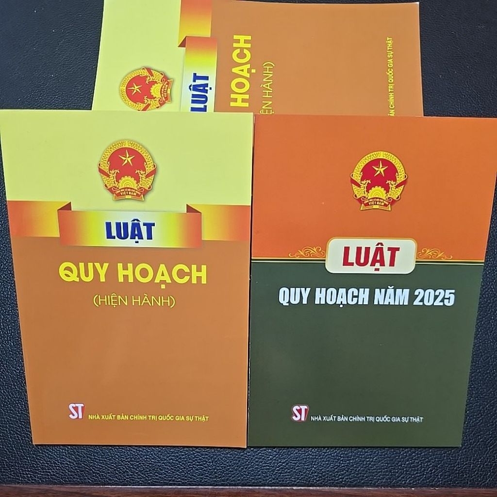 Sách LC - Combo Luật quy hoạch năm 2017 + Luật quy hoạch năm 2025 (NXB CTQGST)