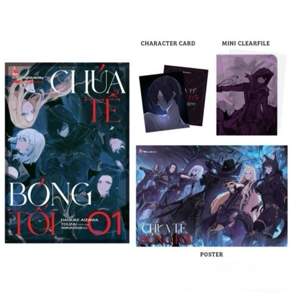 Sách | Chúa tể bóng tối - BẢN GIỚI HẠN / BẢN PHỔ THÔNG - Poster - Light Novel