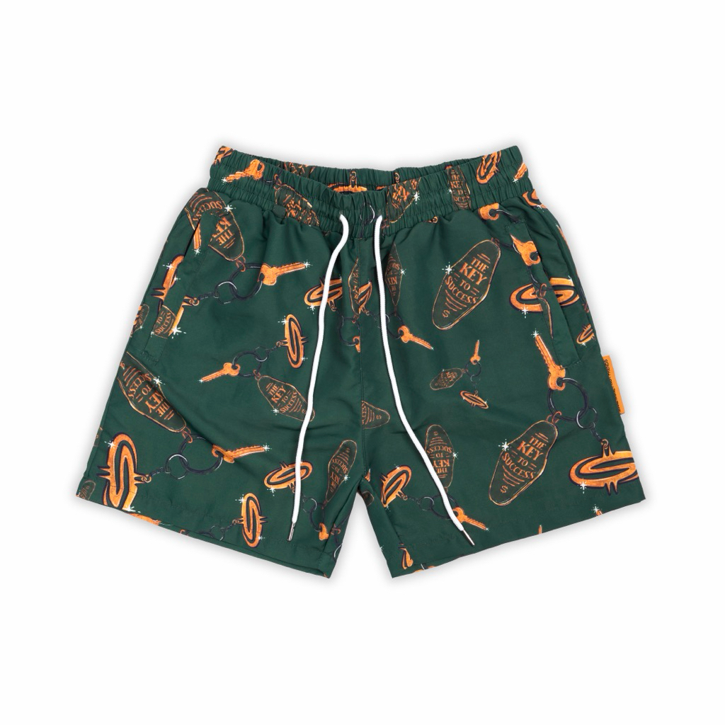 [SMAKER] Quần đùi nam kiểu thể thao, chất liệu dù cao cấp-MAJOR KEY NYLON SHORT