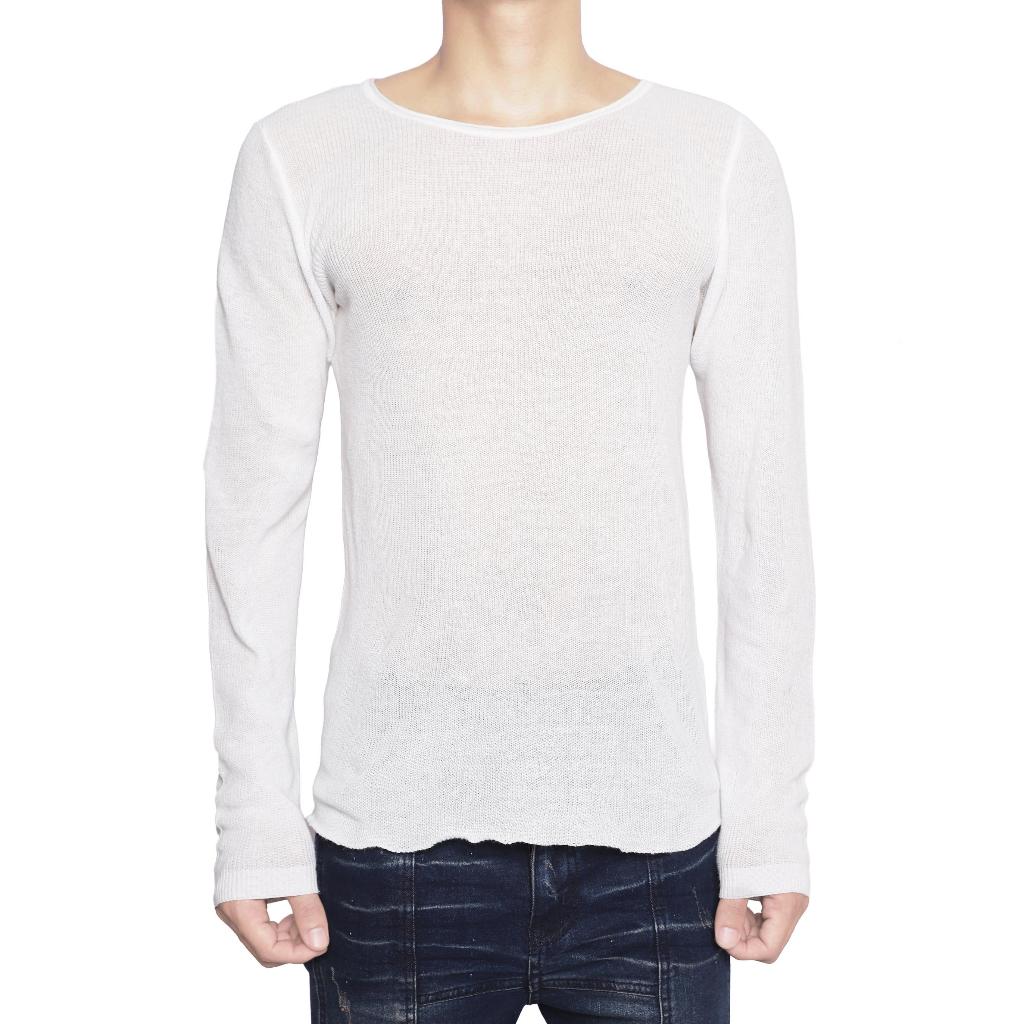 Áo Len Goldie "KNIT WHITE" Form Cropped