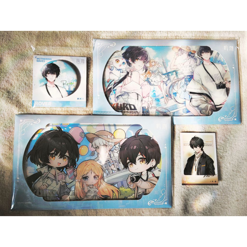 Wuthering Waves goods: Shikishi/ badge/ pola Rover; Cartethyia; Jinhsi