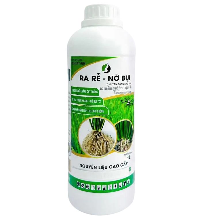 RA RỄ NỞ BỤI LÚA CHAI 1 LÍT. Phân bón vi lượng cho cây lúa