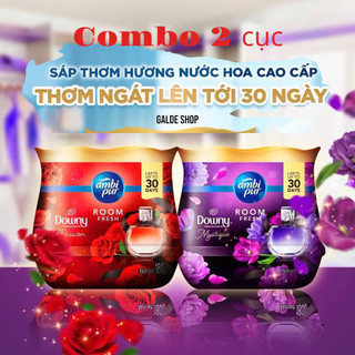Combo 2 cục sáp thơm cao cấp Downy Ambi Pur 180g hương nước hoa
