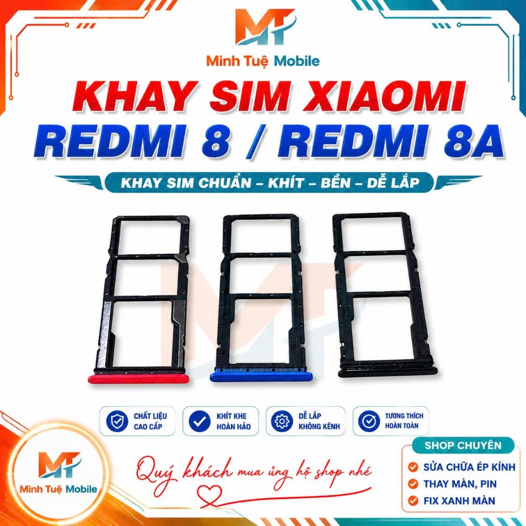 khay sim Xiaomi Redmi 8 / Redmi 8A
