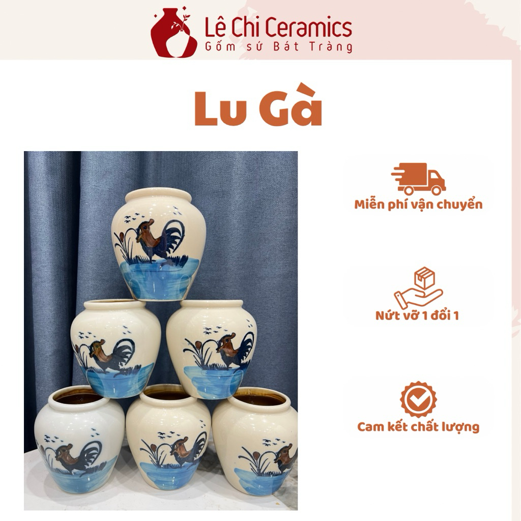 Lu Gà… lu mini. lu uống nước,  Lu uống b ia, uống sinh tố. Dung tích 500ml