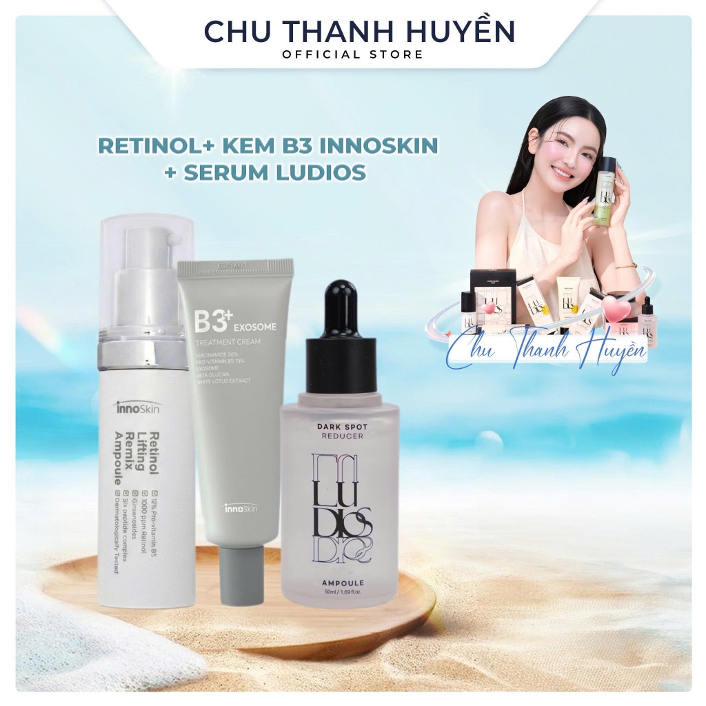 [E25] Retinol+ serum ludios+ kem b3 innoskin _Chu Thanh Huyền