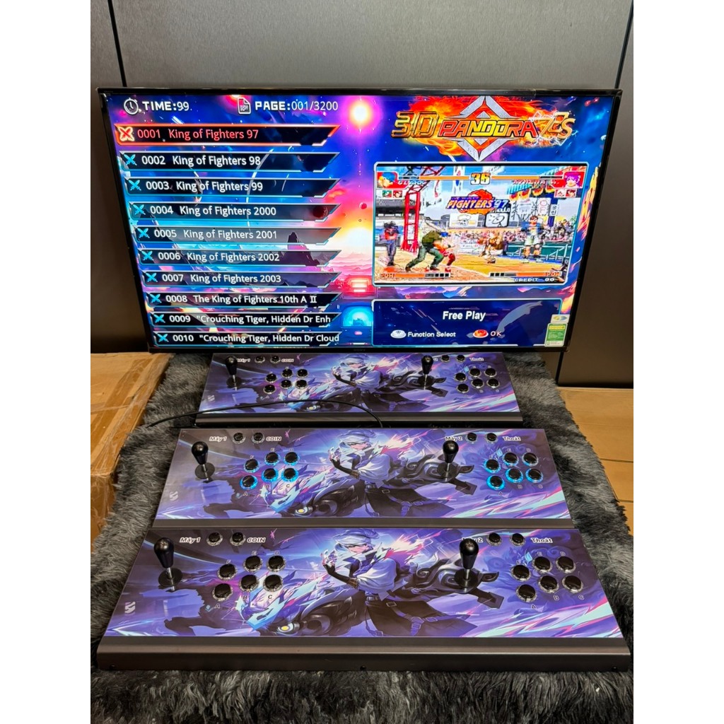 Máy Game Thùng 2 Người Chơi 32000 Trò Tuổi Thơ NEW 2026