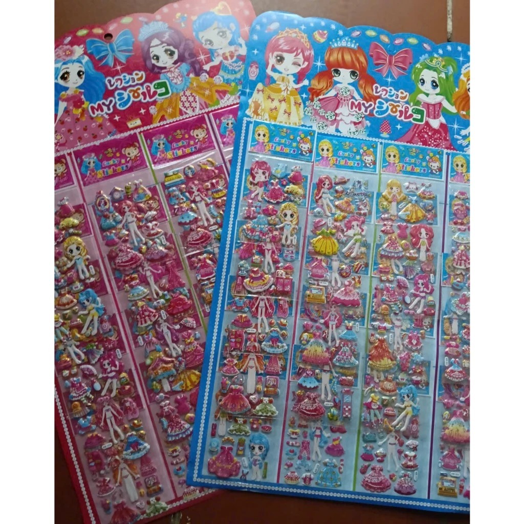 Set 20 hình dán nổi [ GIÁ CỰC TỐT ] Combo 20 vỉ hình dán sticker trang điểm, hình dán nổi sticker 3D