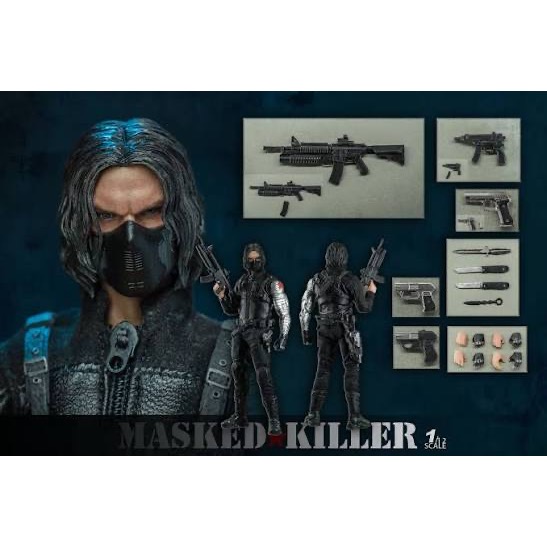 One:12 Collective Masked Killer (Winter Soldier Bucky Barnes) Mezco Toyz - Marvel