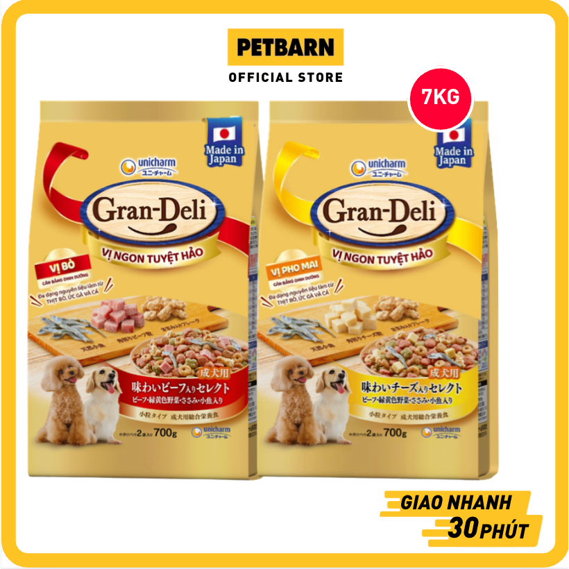 7KG - Thức ăn chó Gran-Deli từ Nhật Bản - PETBARN